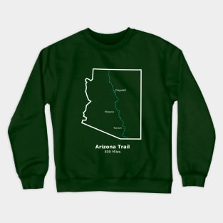 Arizona Trail Route Map Crewneck Sweatshirt